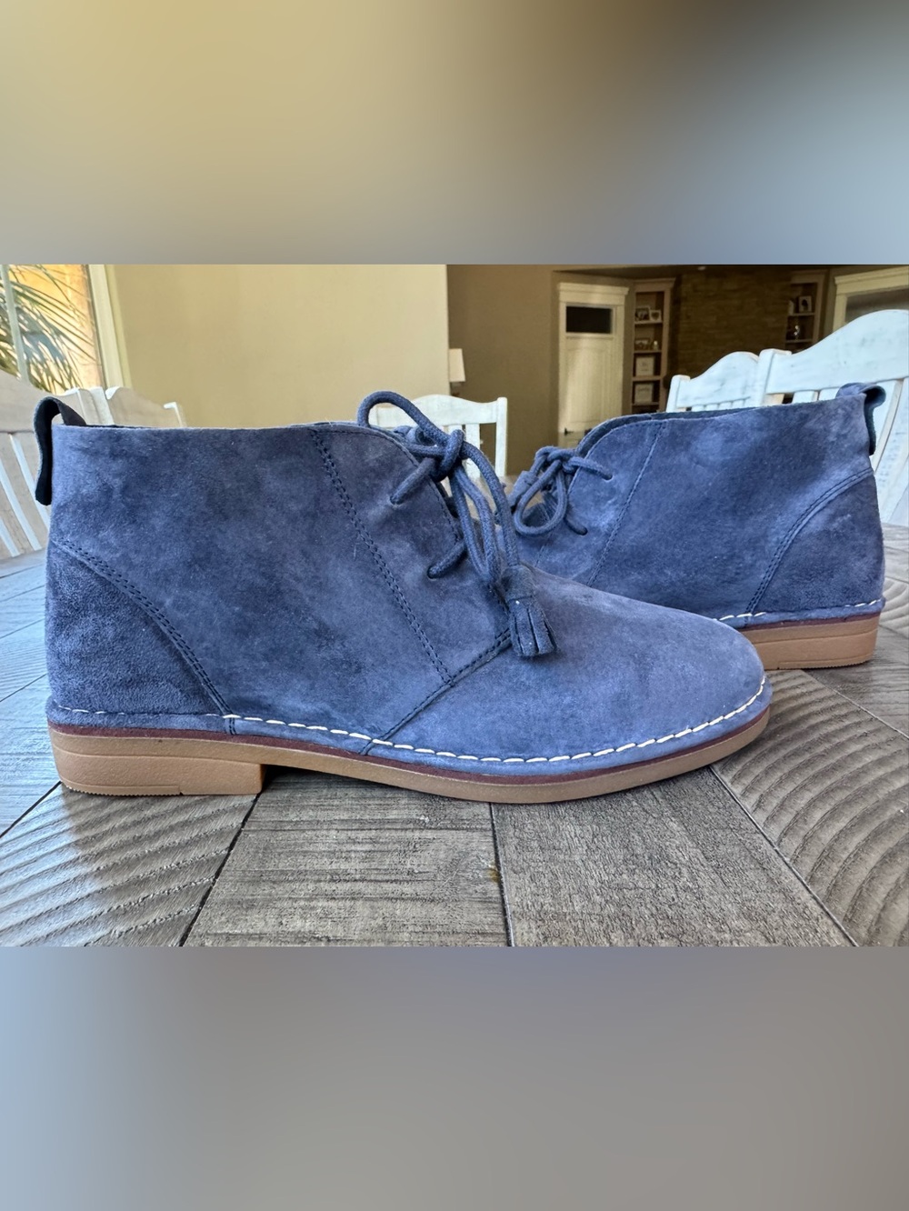 Hush Puppies Cyra Catelyn Chukka Suede Lace-Up Ankle Boots/Booties Size 10